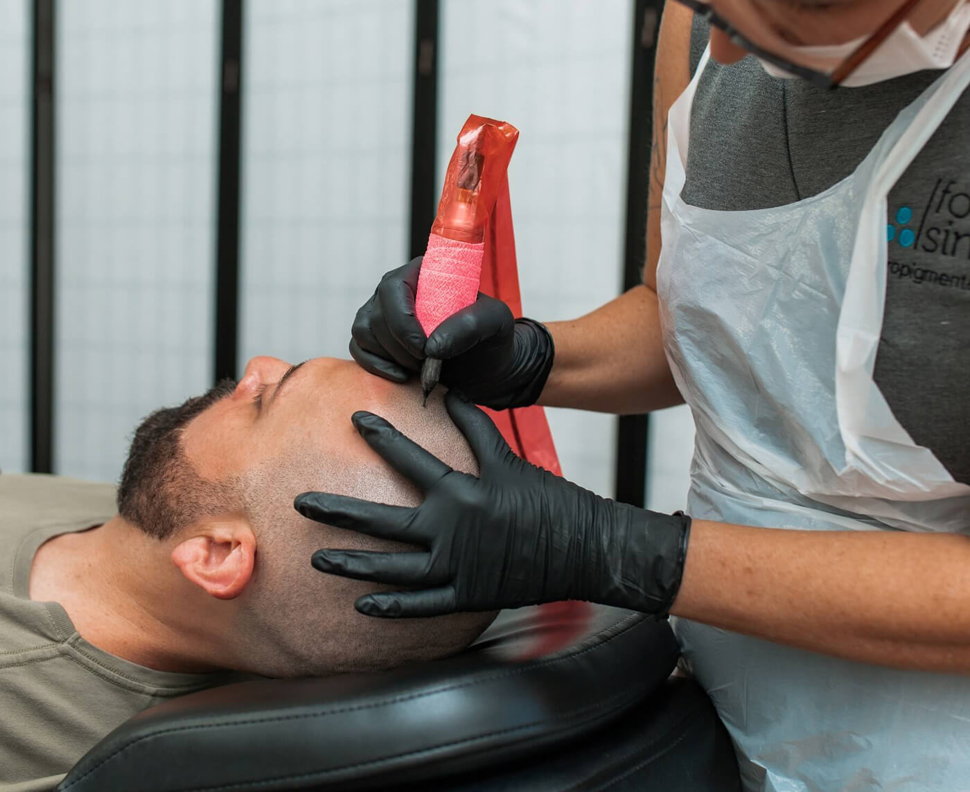 Kate Dawes, Foli Sim co-founder and scalp micropigmentation artist