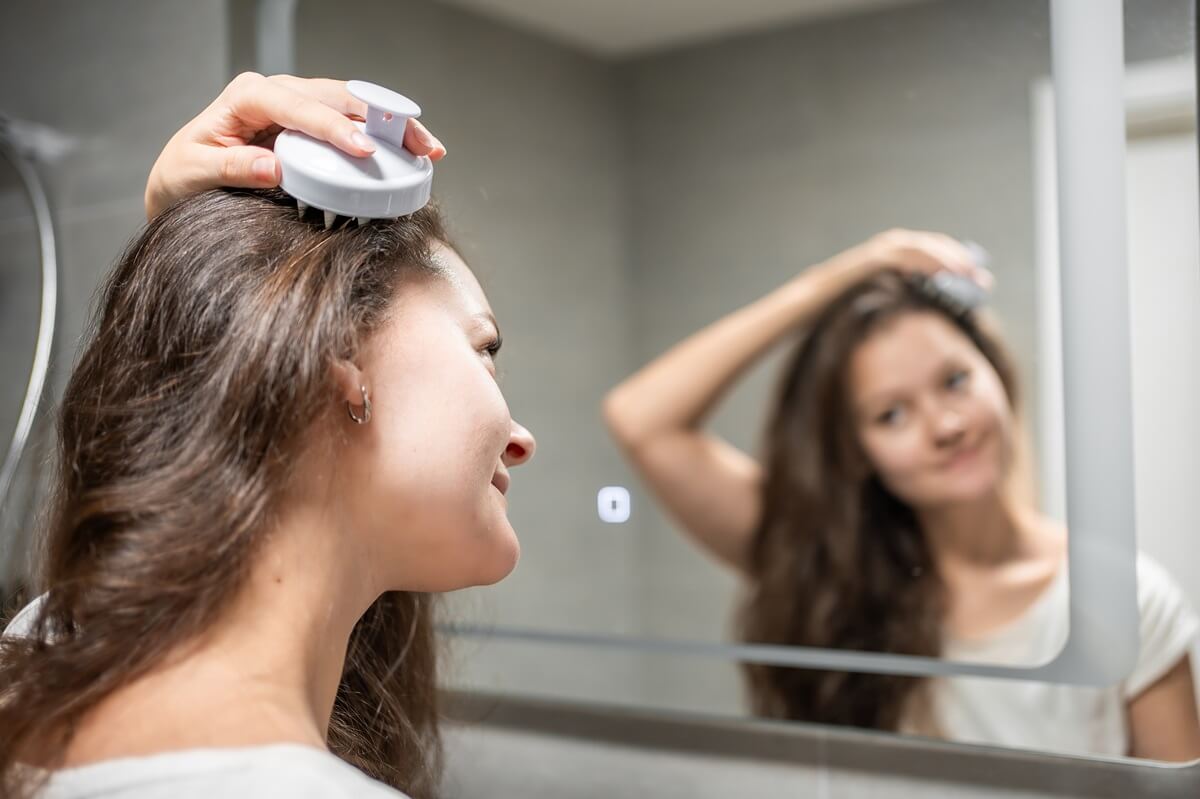 Scalp massages for hair density